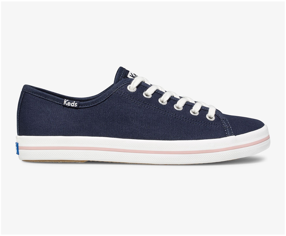 Keds Womens Sneakers Navy - Washable Kickstart - 247IYCJQA